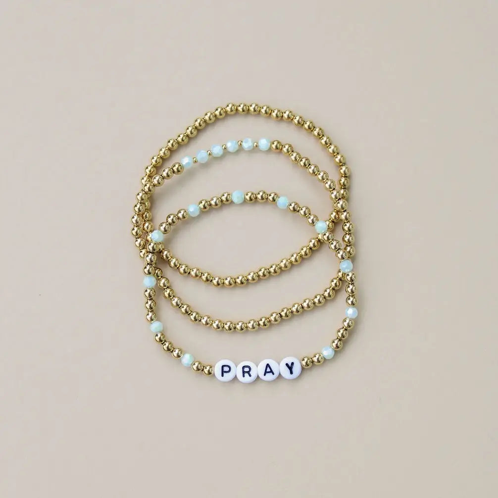 Pray Bracelet Stack