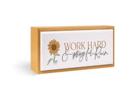 Work Hard Framed Art