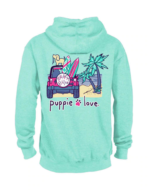 Puppie Love Beach Bum Pup Hoodie