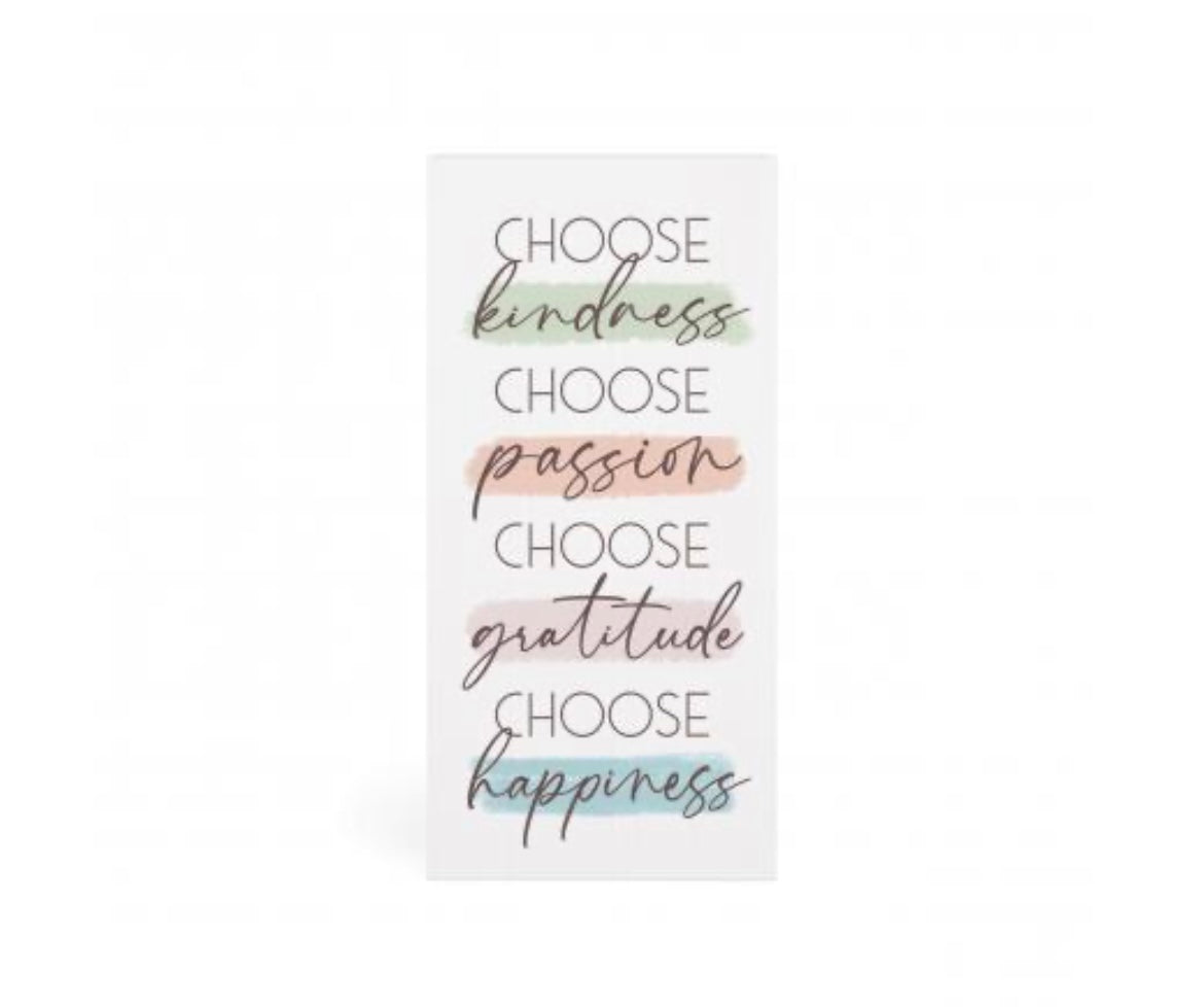 Choose Kindness Wood Block