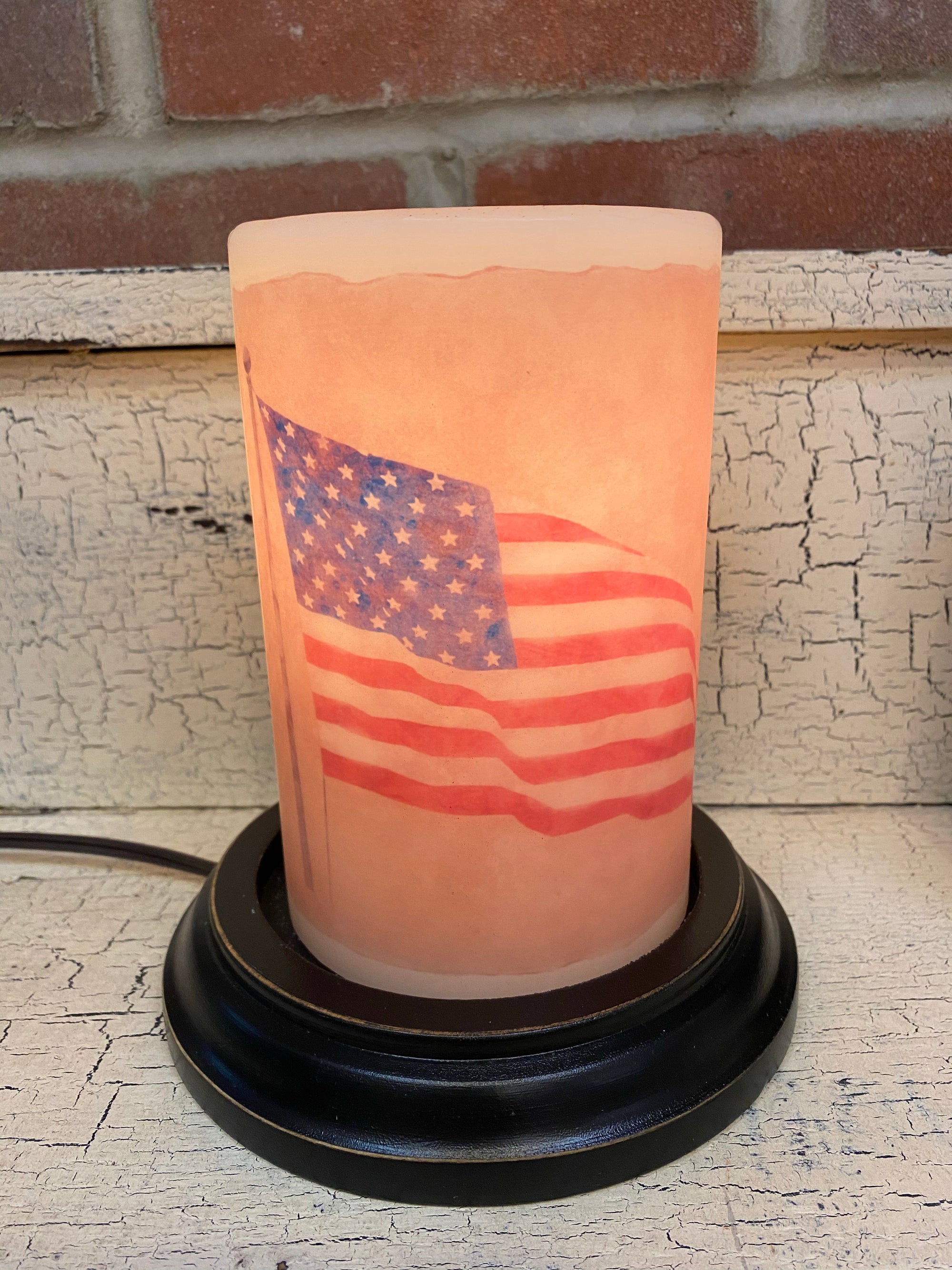 Waving Flag Candle Sleeve