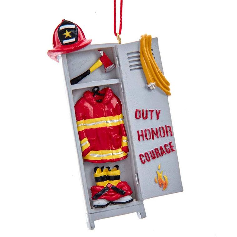 Firefighter Locker Ornament