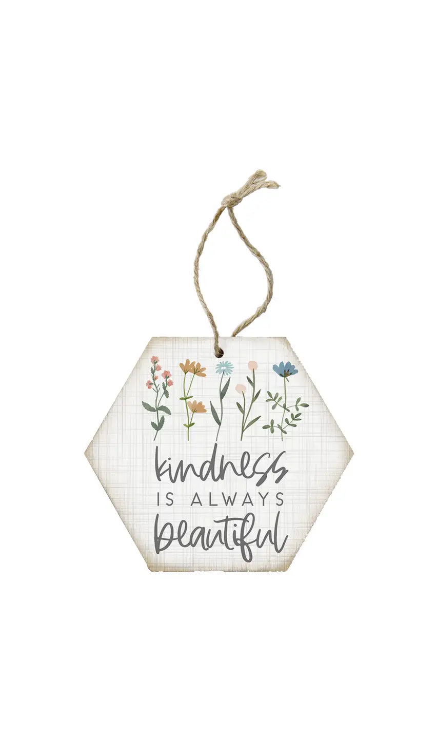 Kindness is Beautiful Ornament