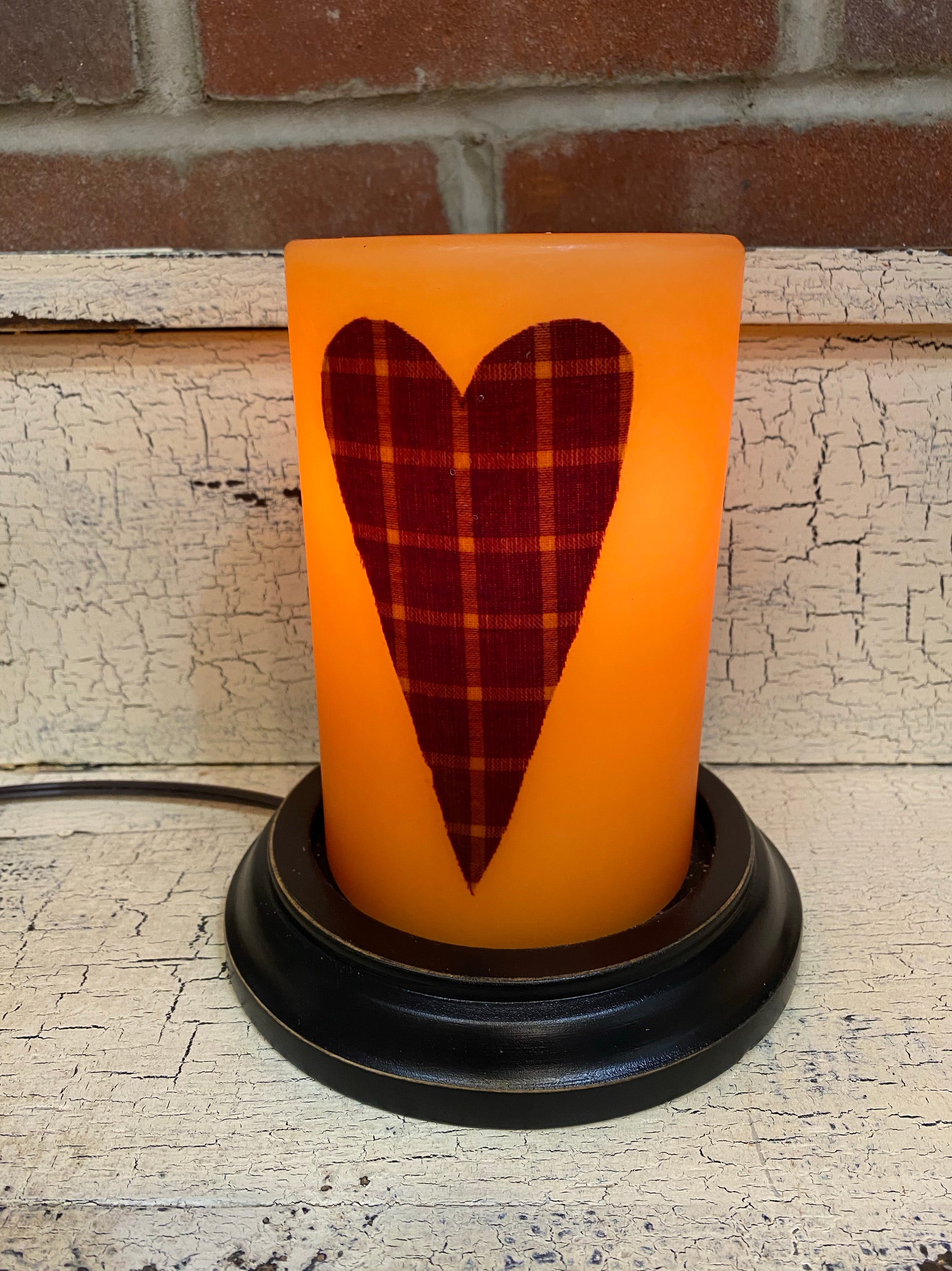 Grubby Heart Candle Sleeve