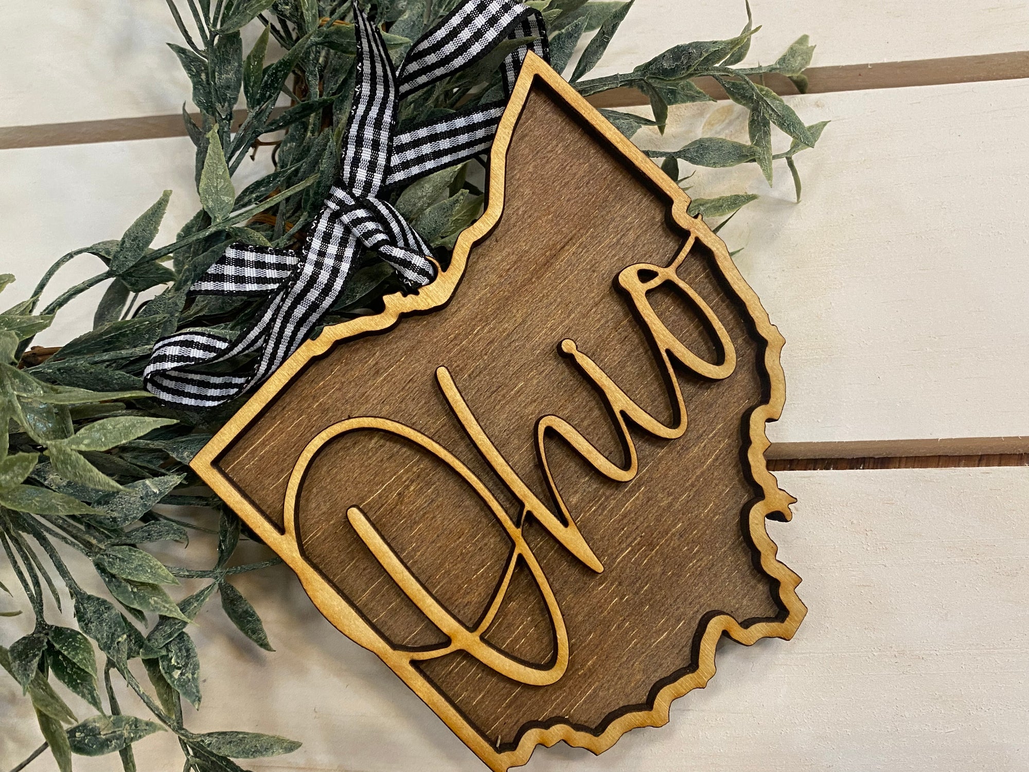 Handmade Ohio Ornament