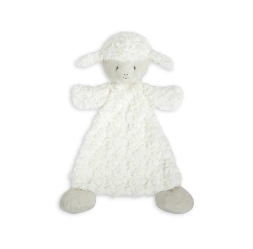 Dolly Lamb Rattle Blankie