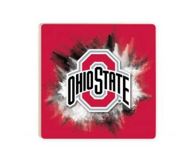 Ohio State Color Splash Coaster