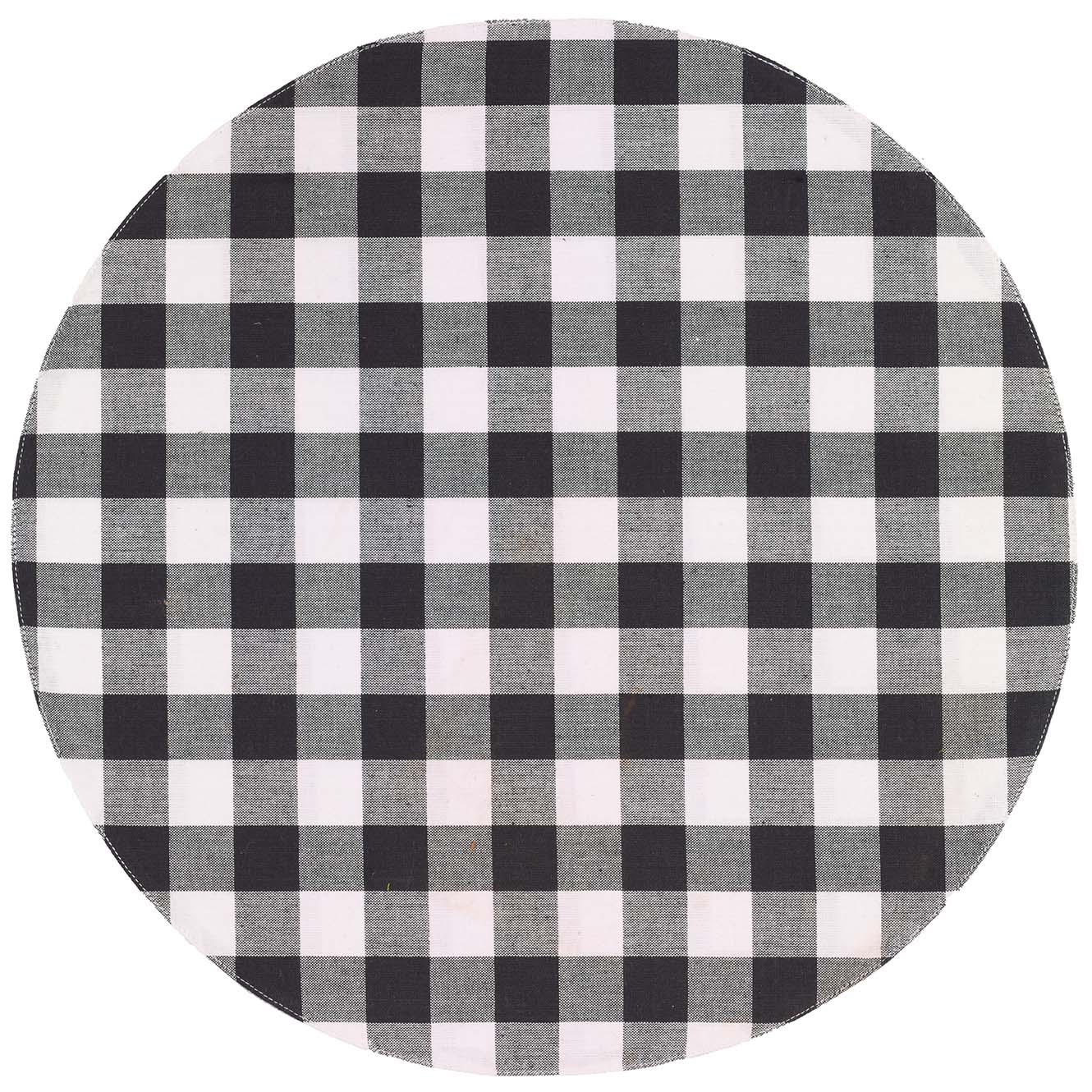 Black Check Mat - 16”