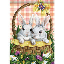 Bunny Buddies Garden Flag