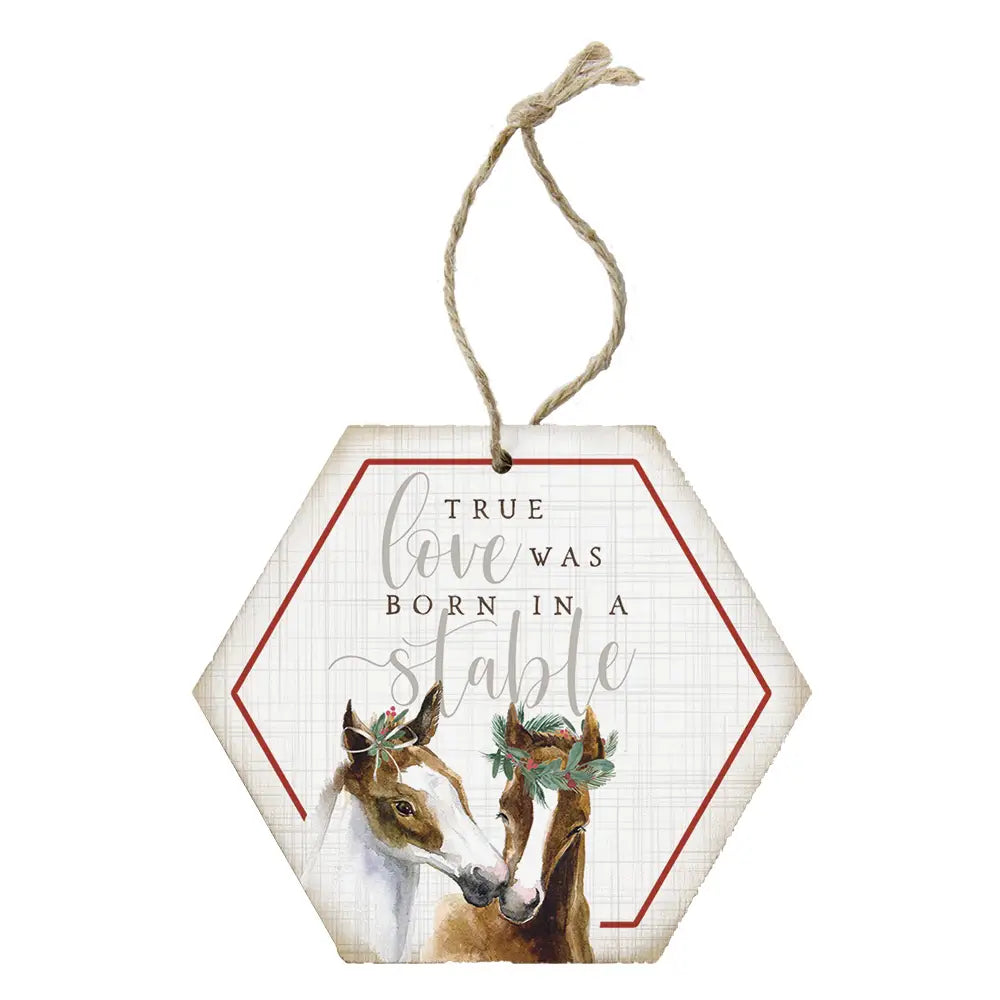 True Love Horses Ornament