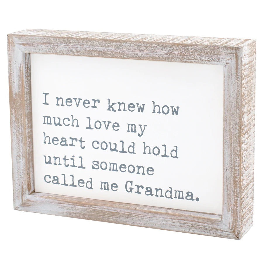 My Heart Grandma Framed Sign