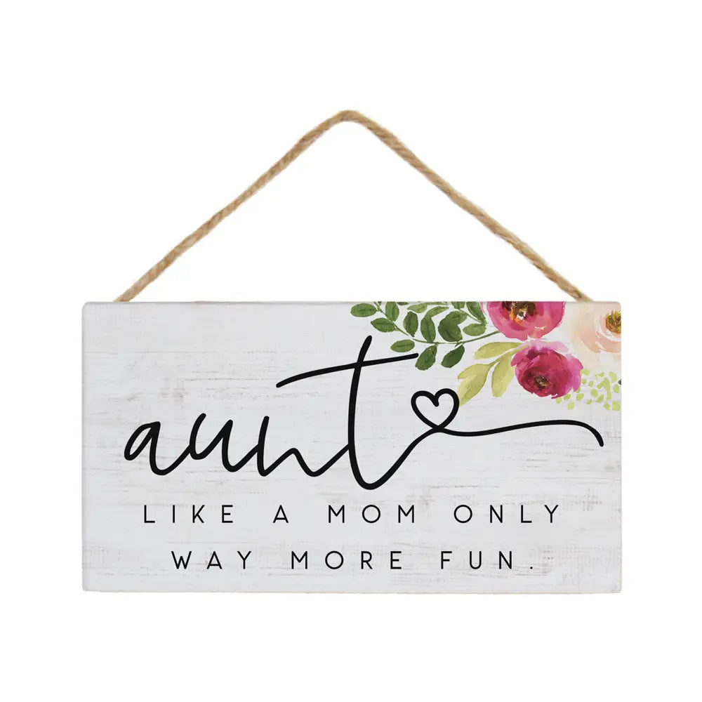 Aunt Hanging Sign