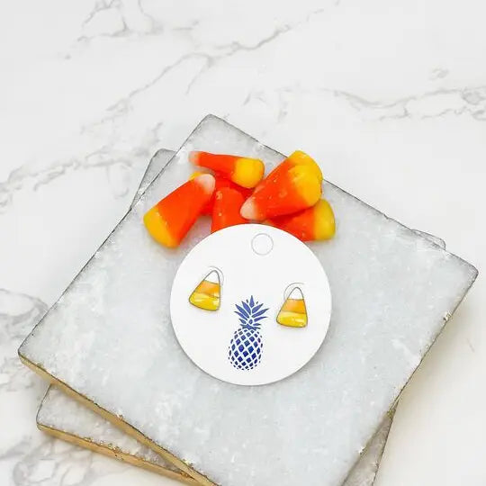 Candy Corn Stud Earrings