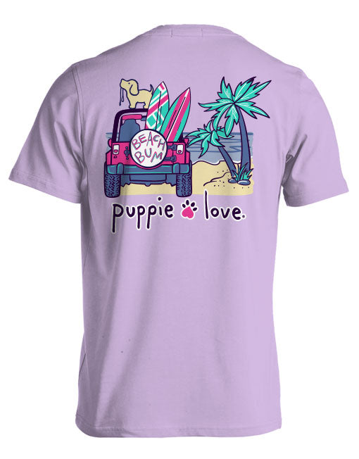 Puppie Love Beach Bum Pup Tee