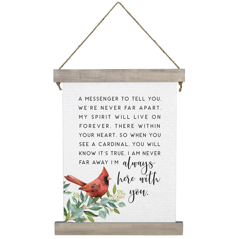 Messenger Cardinal Hanging Banner