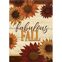 Fabulous Fall Floral Garden Flag