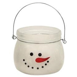 Snowman Head Jar Candle - Large