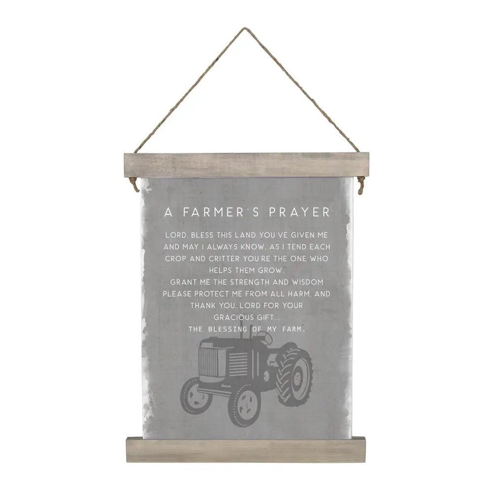 Farmer’s Prayer Hanging Canvas