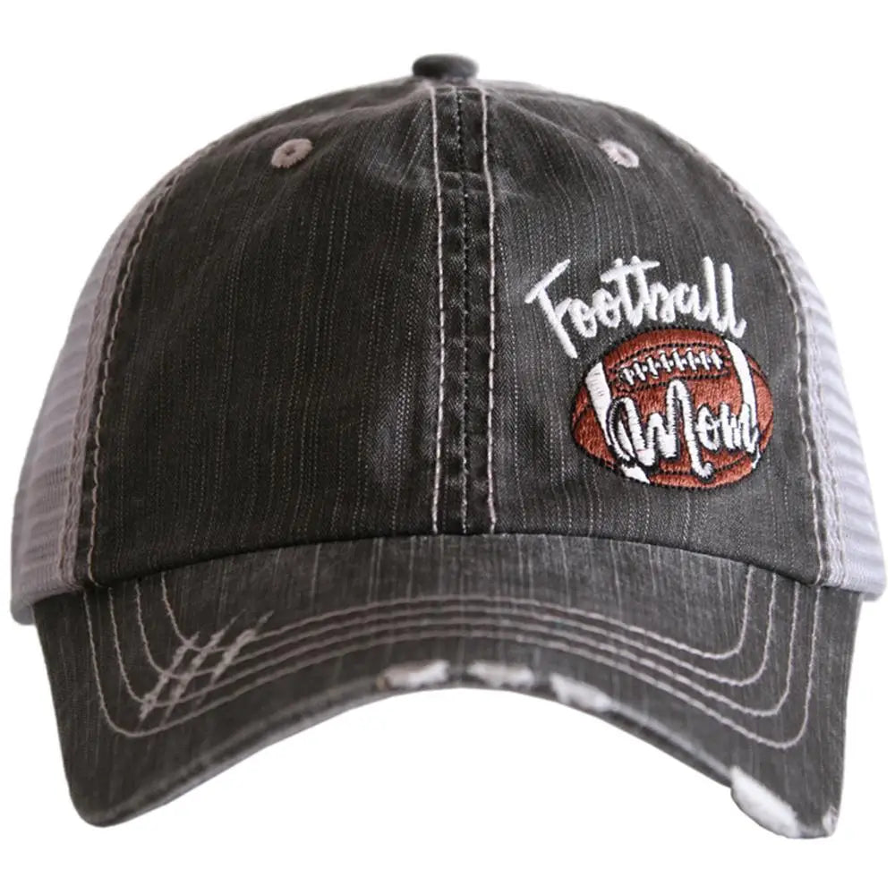 Football Mom Side Patch Trucker Hat