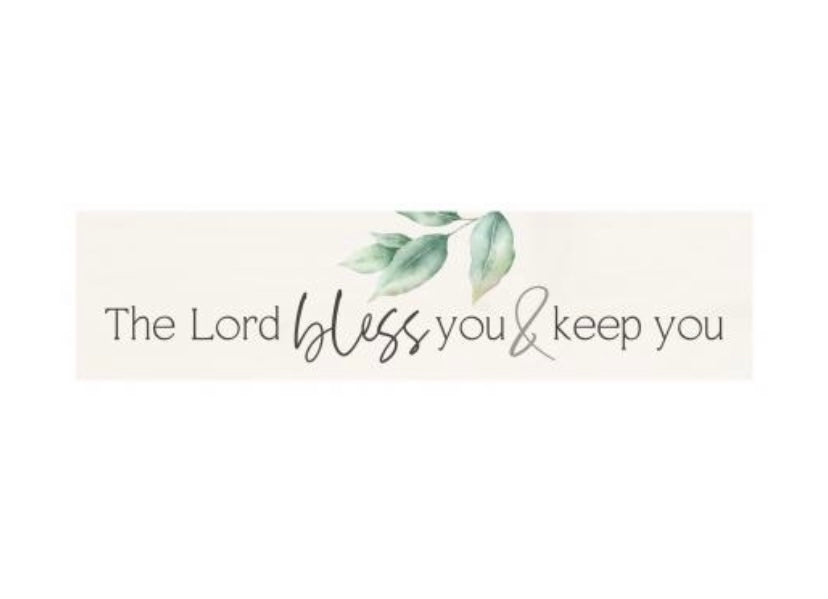 The Lord Bless You Little Sign