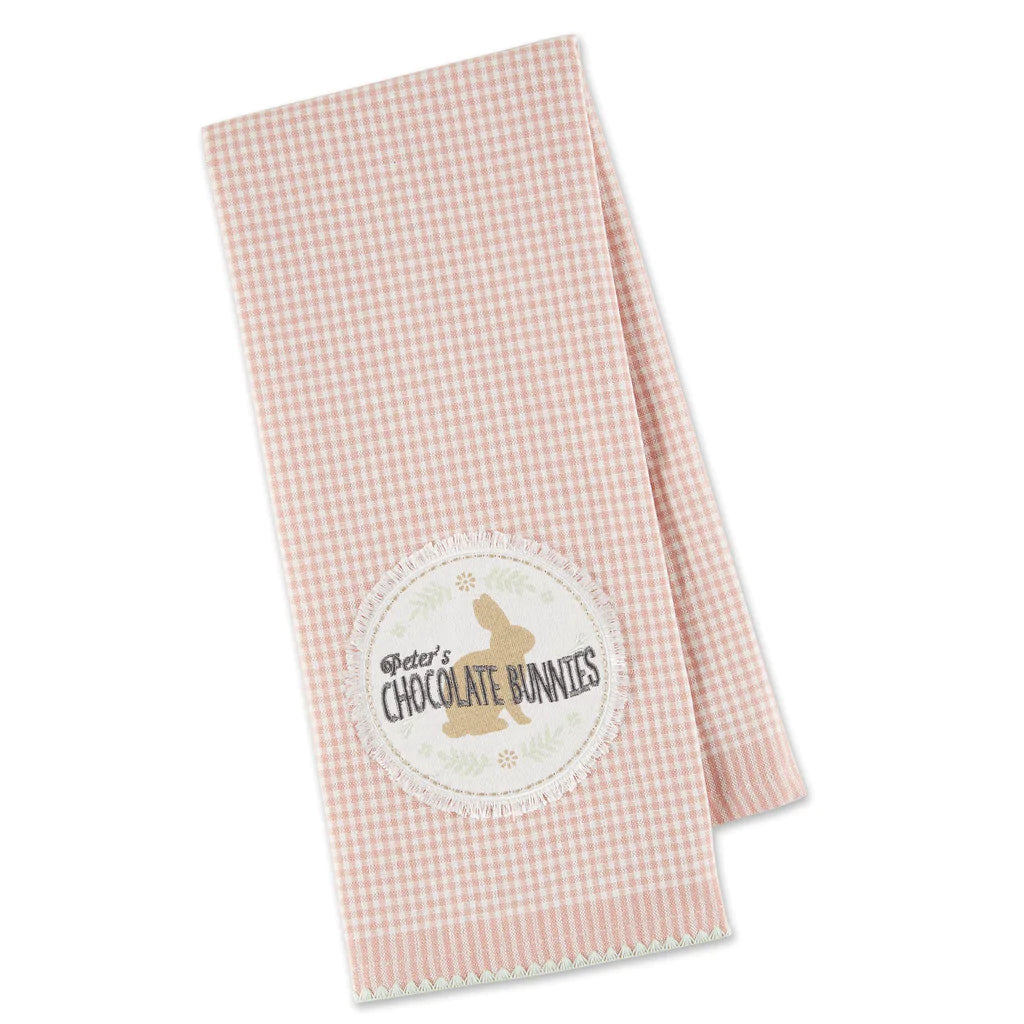 Chocolate Bunnies Dishtowel