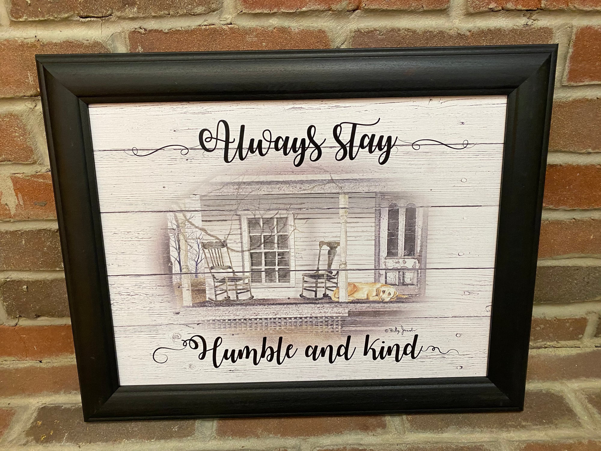 Humble and Kind Framed Print