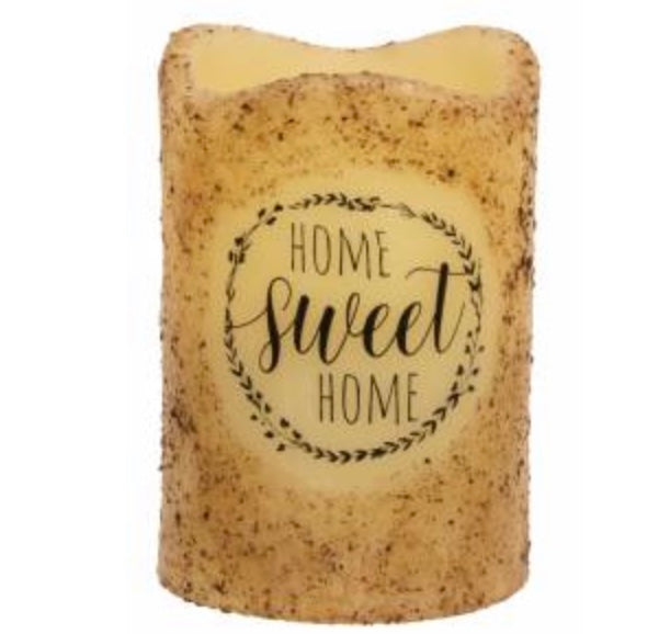 Home Sweet Home Wreath Timer Pillar