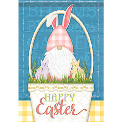 Happy Easter Gnome Garden Flag