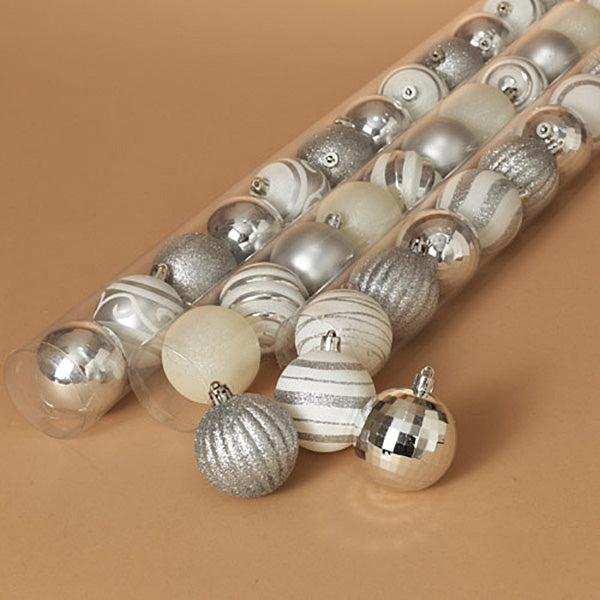 Silver Ball Ornaments