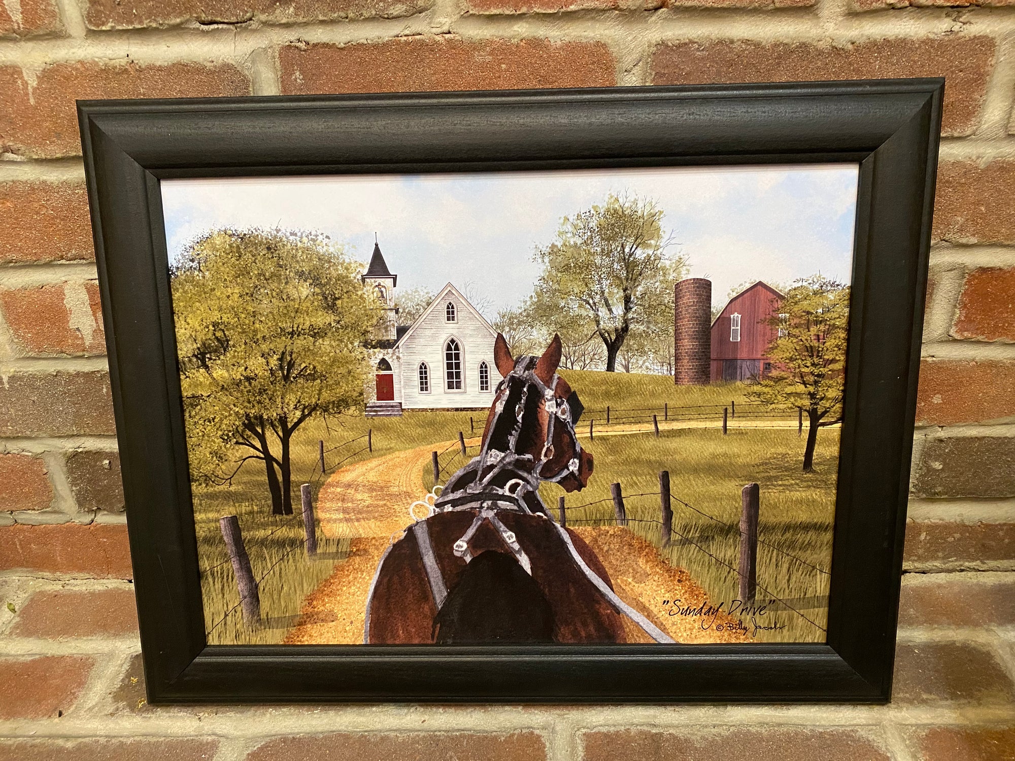 Sunday Drive Framed Print