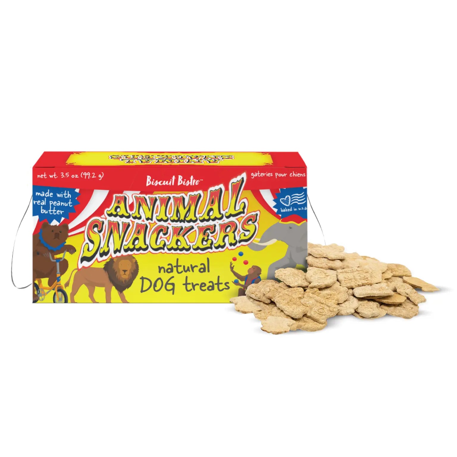 Animal Snackers Peanut Butter Dog Treats