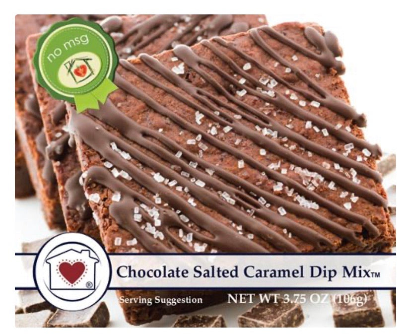 Chocolate Salted Caramel Dip Mix