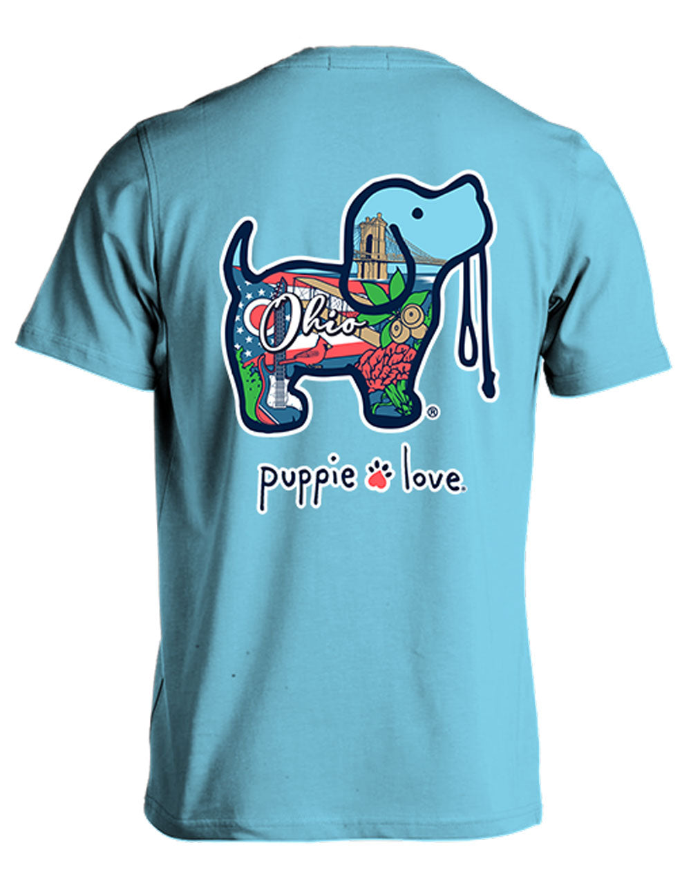 Puppie Love Ohio Pup Tee