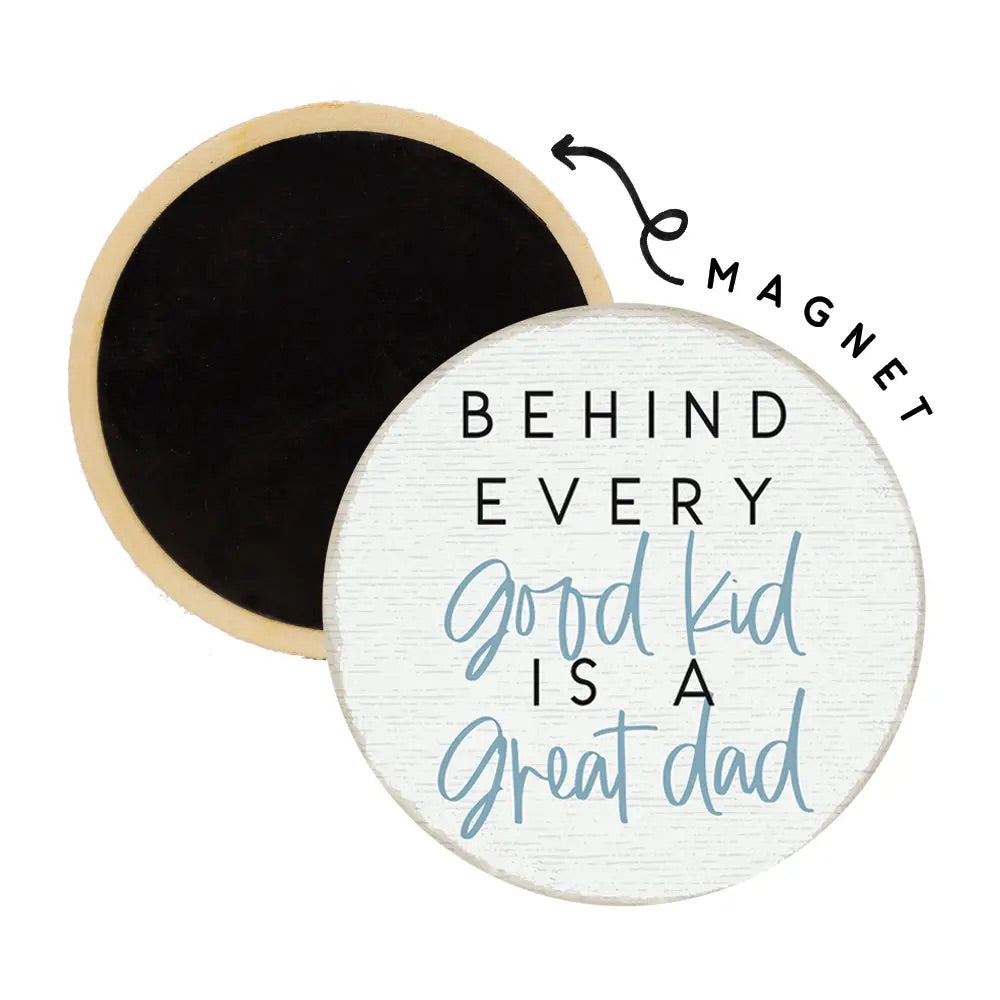 Great Dad Round Magnet