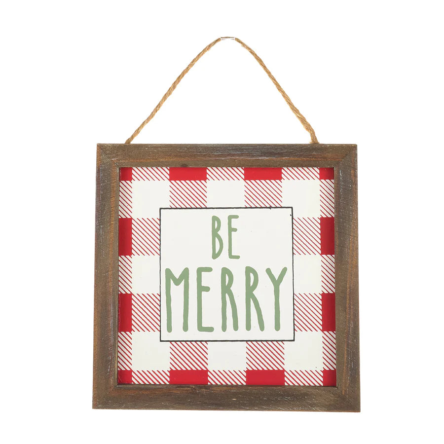 Be Merry Framed Ornie