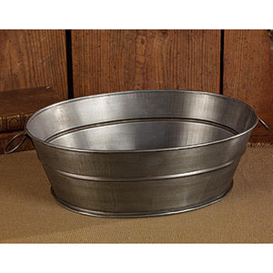 Large Tin Wash Tub