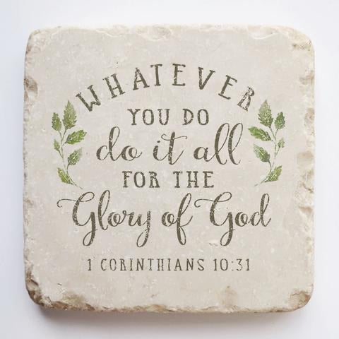 1 Corinthians 10:31 Scripture Stone