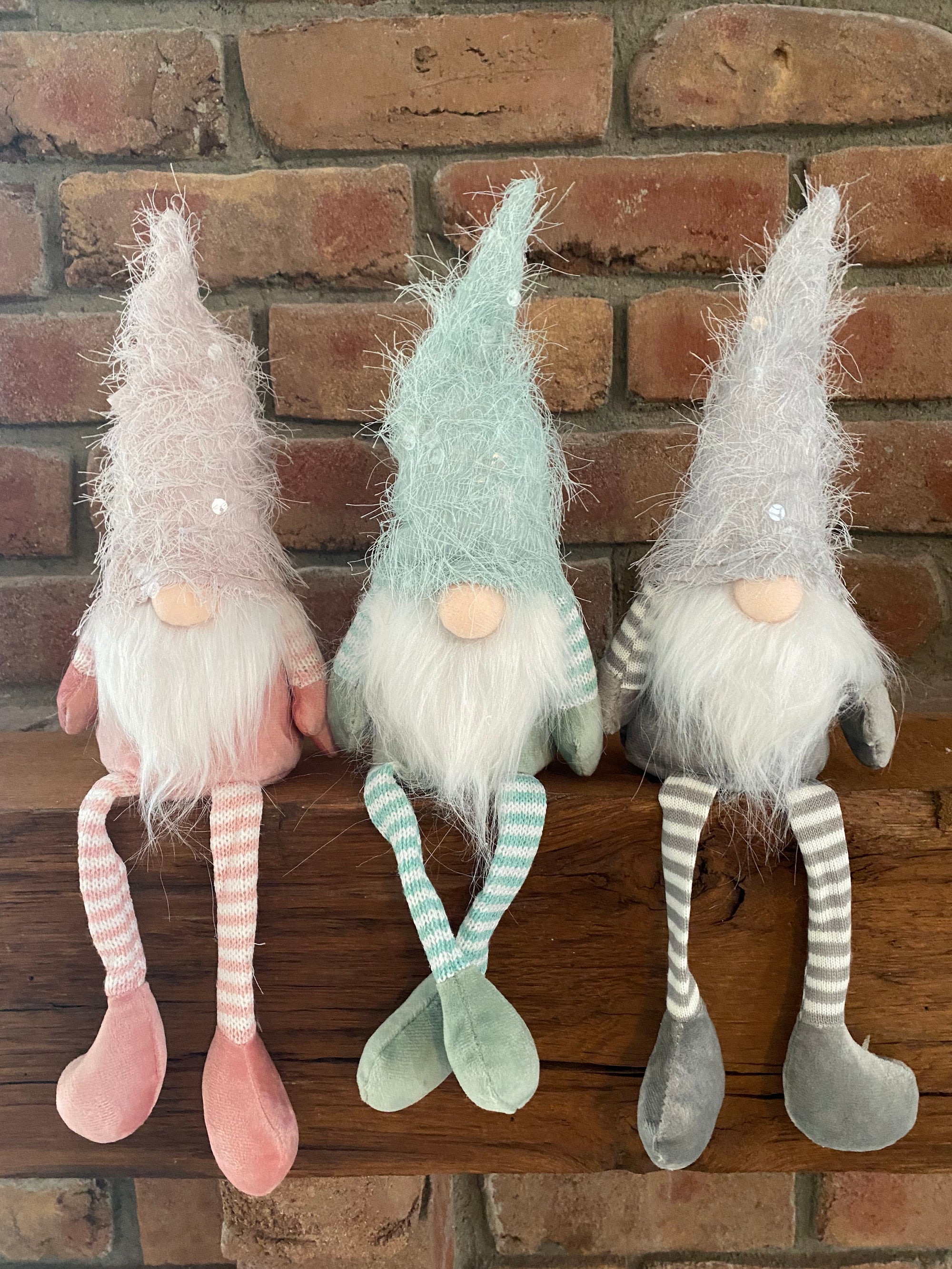 Pastel Fabric Gnomes with Legs - 3 styles