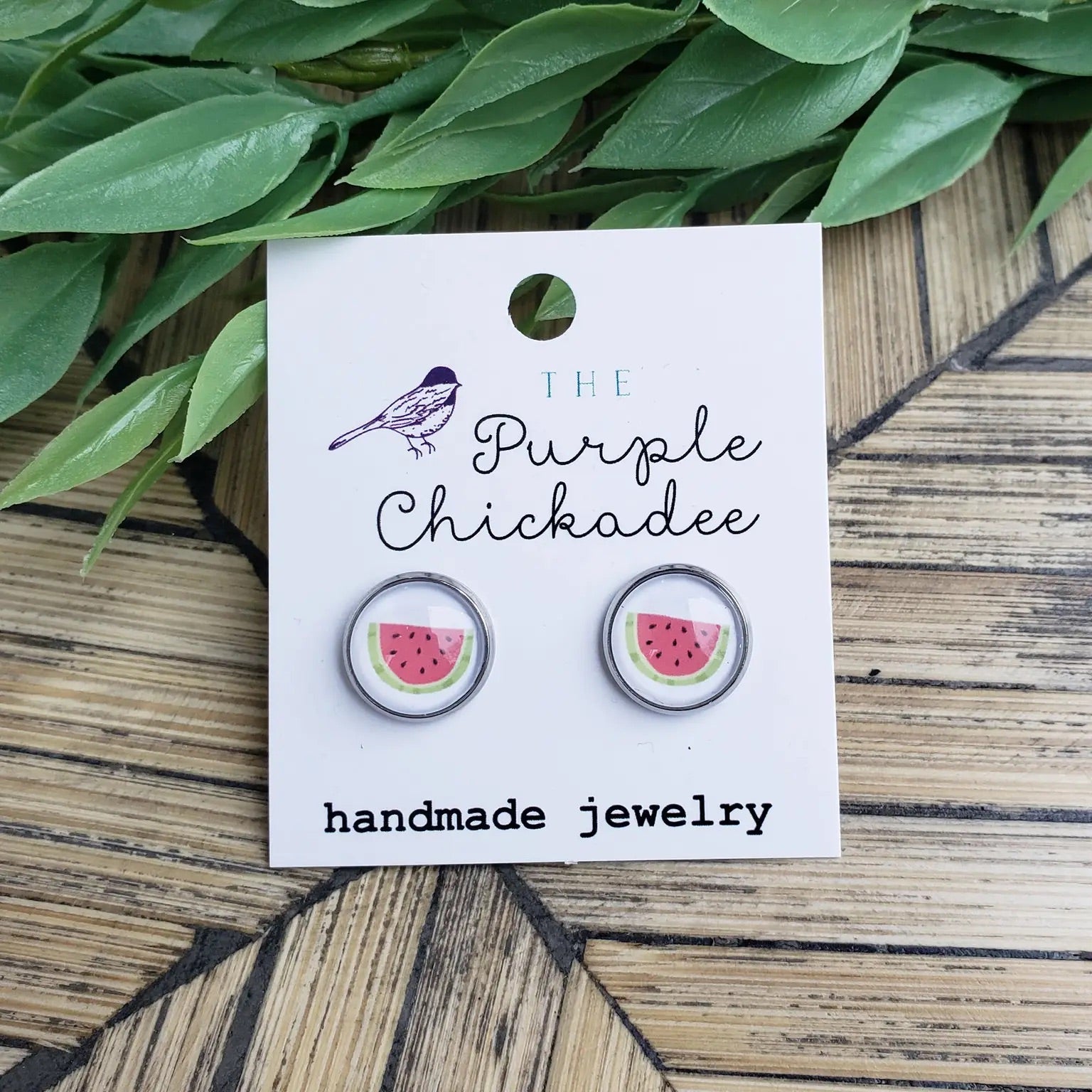 Watermelon Stud Earrings