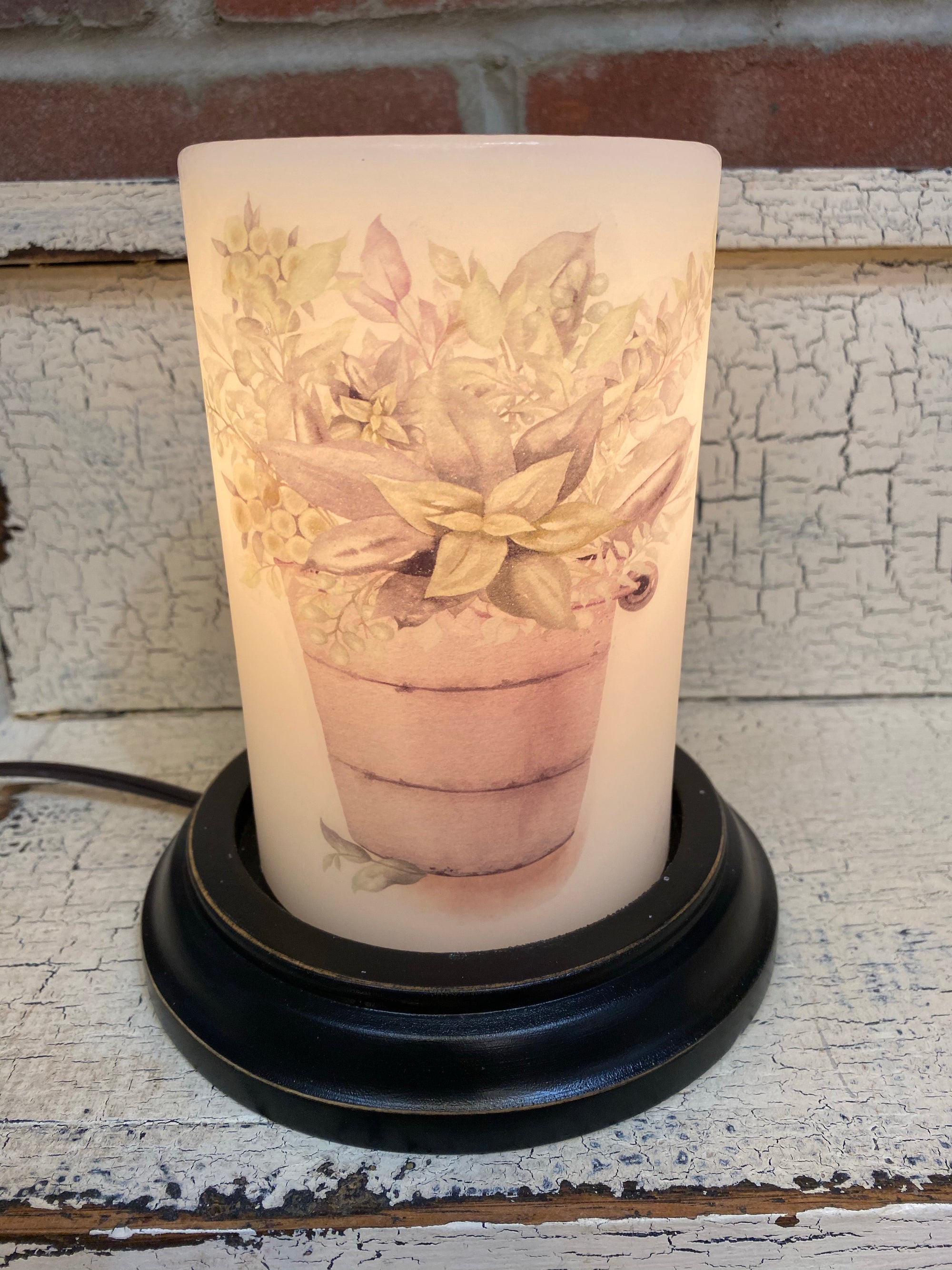 Rusty Bucket Greens Candle Sleeve