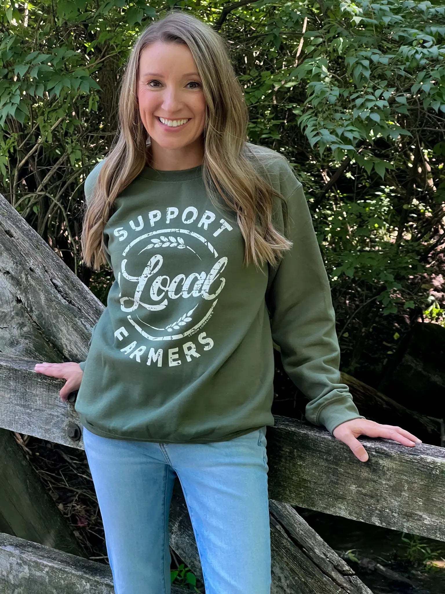 Support Local Farmers Sweatshirt