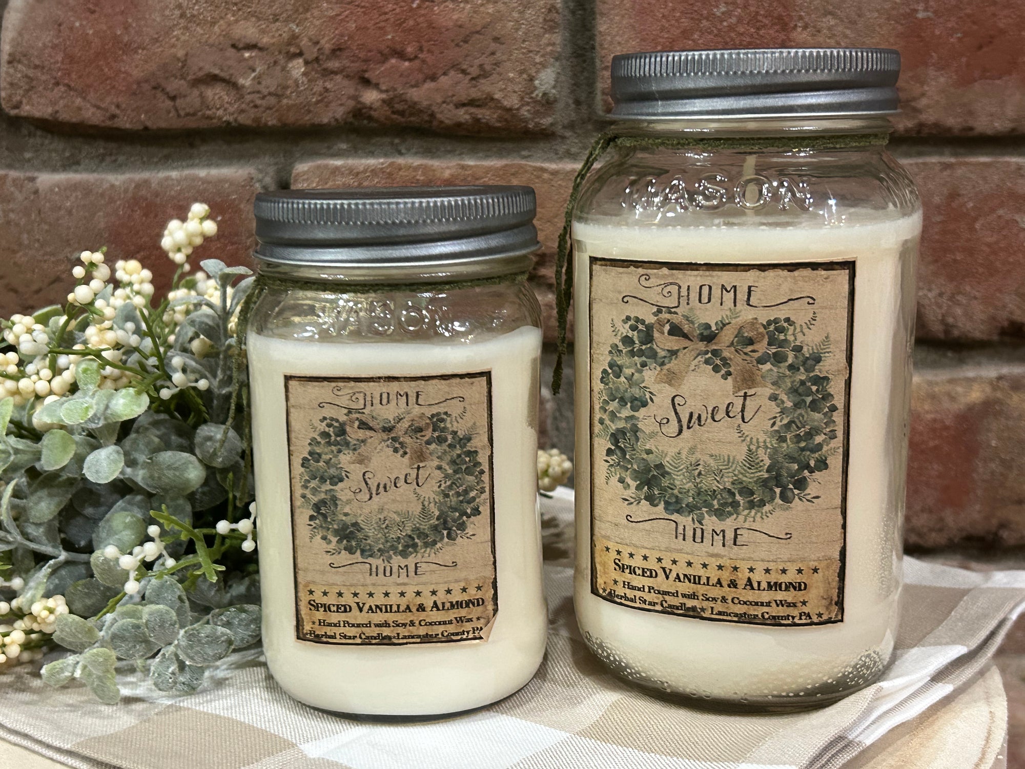 Home Sweet Home Jar Candles - 2 Sizes