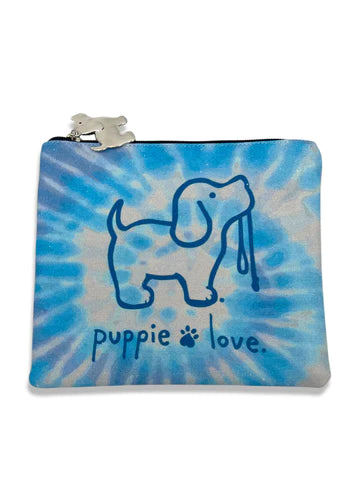 Puppie Love Wildflower Pup Zipper Pouch