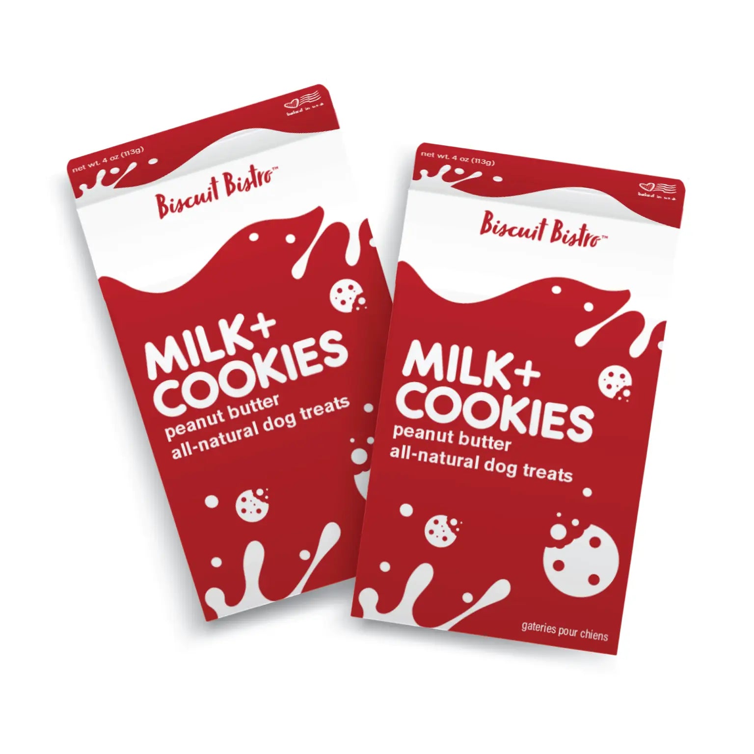 Milk & Cookies Peanut Butter Dog Treats