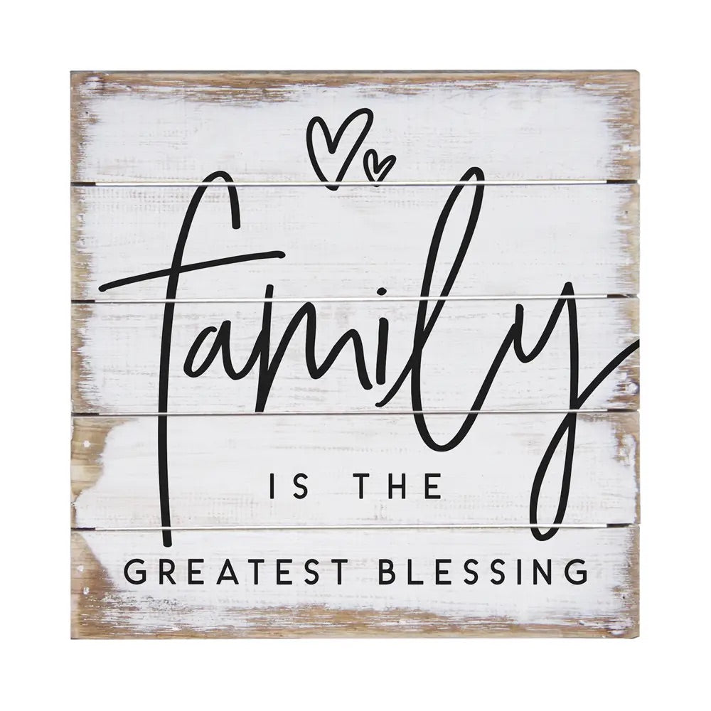 Family Blessing Pallet Sign