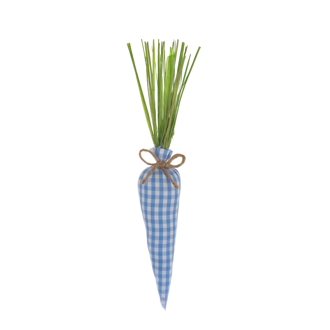 Blue Gingham Fabric Carrot