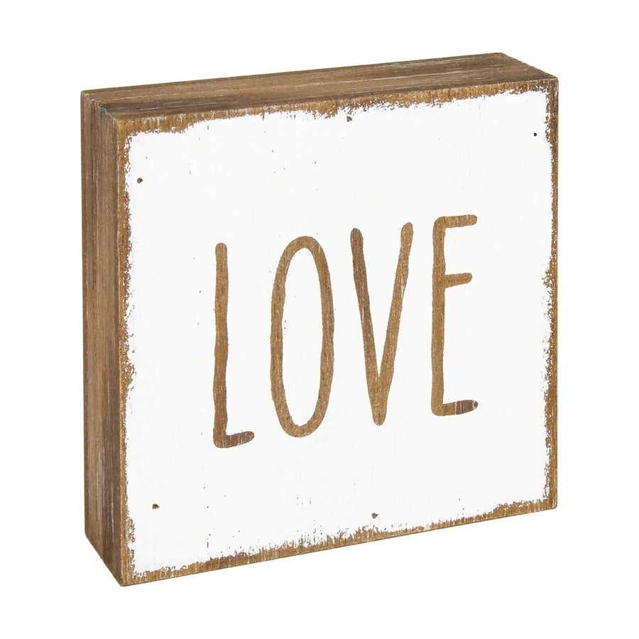 Love Wood Block