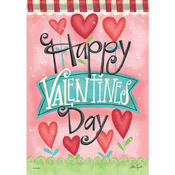 Valentine Wishes Garden Flag