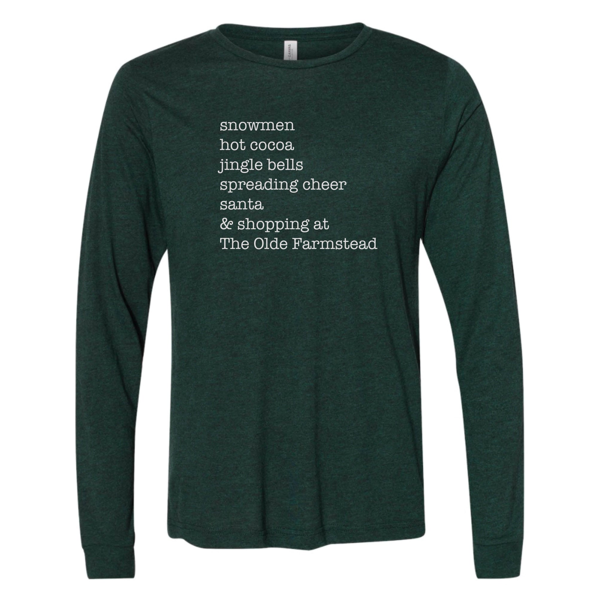 Holiday Farmstead Tee - Long Sleeve