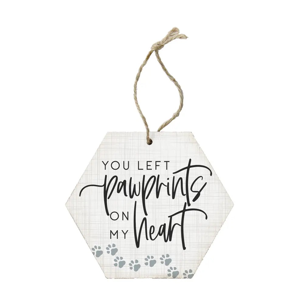 You Left Pawprints Ornament